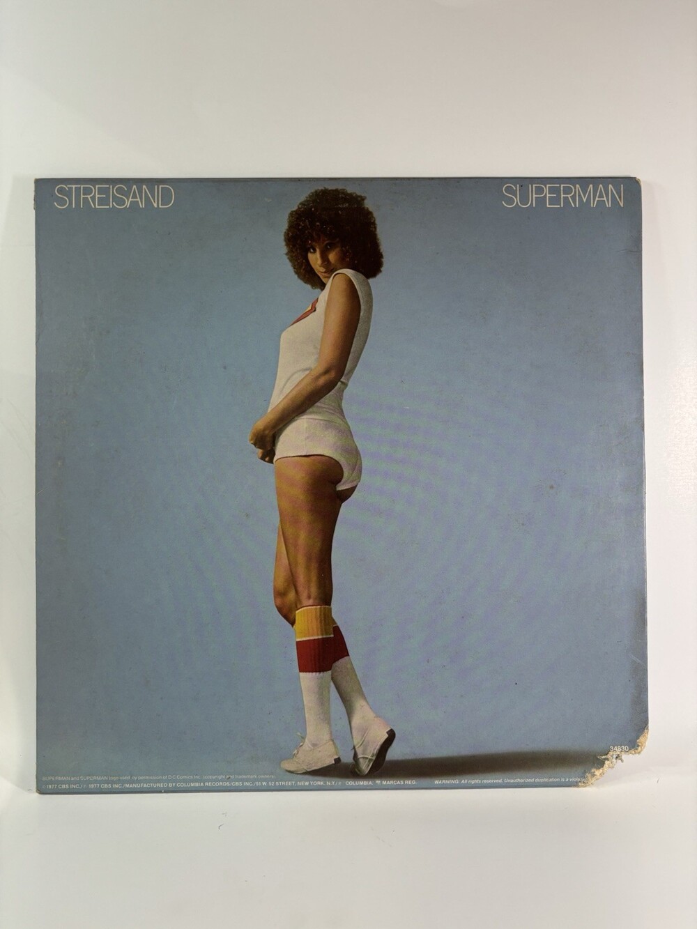 Barbra Streisand Superman LP Vinyl Album Record 1977 Columbia JC 34830 - Picture 2 of 6